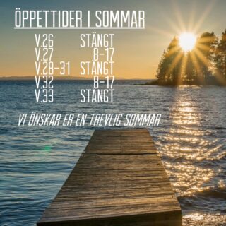 Vi önskar er en trevlig sommar ☀️